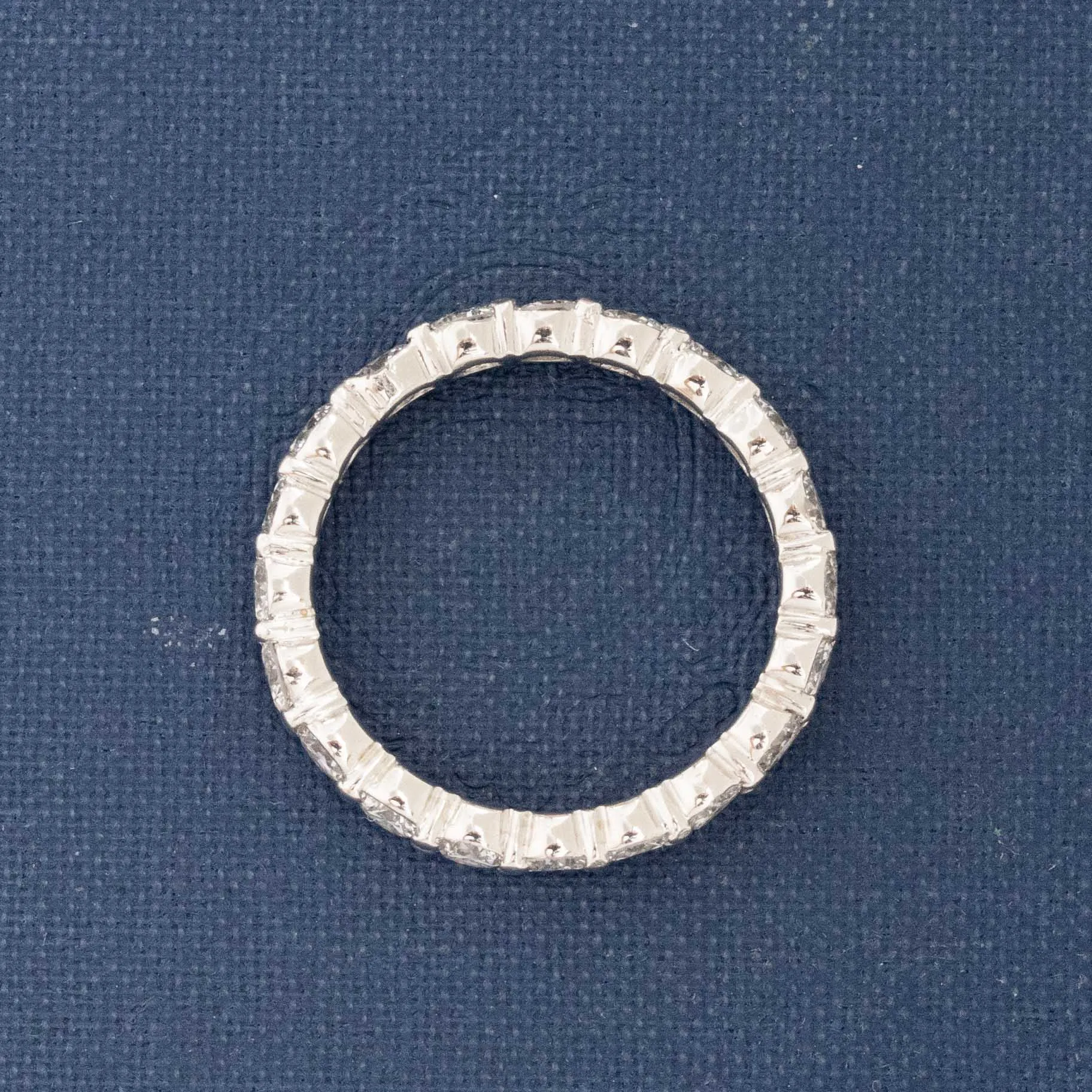 2.00ctw Round Brilliant Cut Diamond Eternity Band French