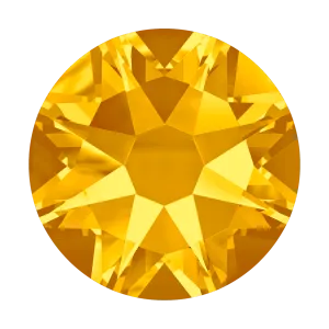 2038 & 2078 Swarovski Flatback Hotfix, Light Topaz (226)