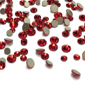 2058 & 2088 Swarovski Flatback No Hotfix Mix Sizes, Light Siam (227)