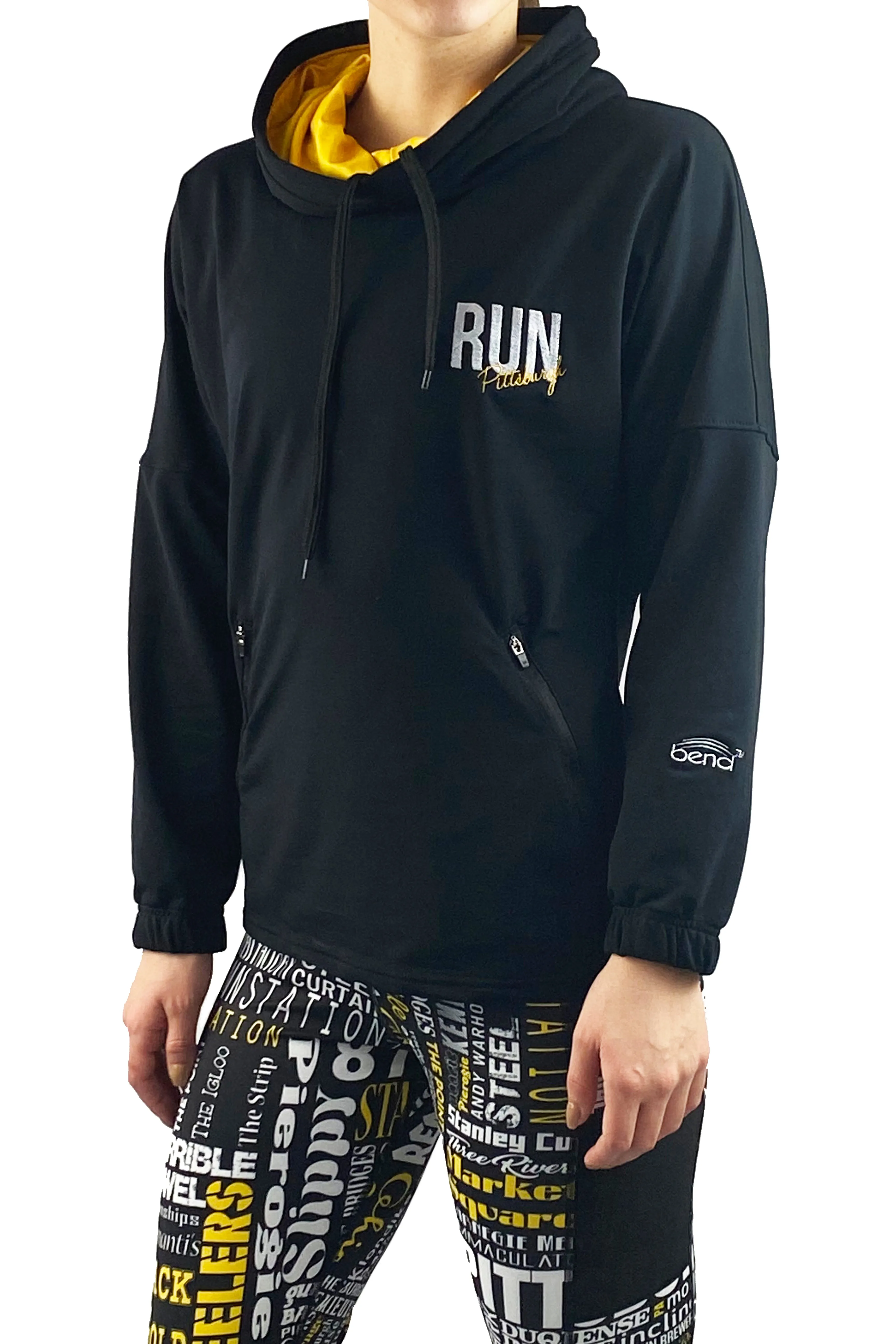 3118 -  Run Pittsburgh Snorkel Neck/Black