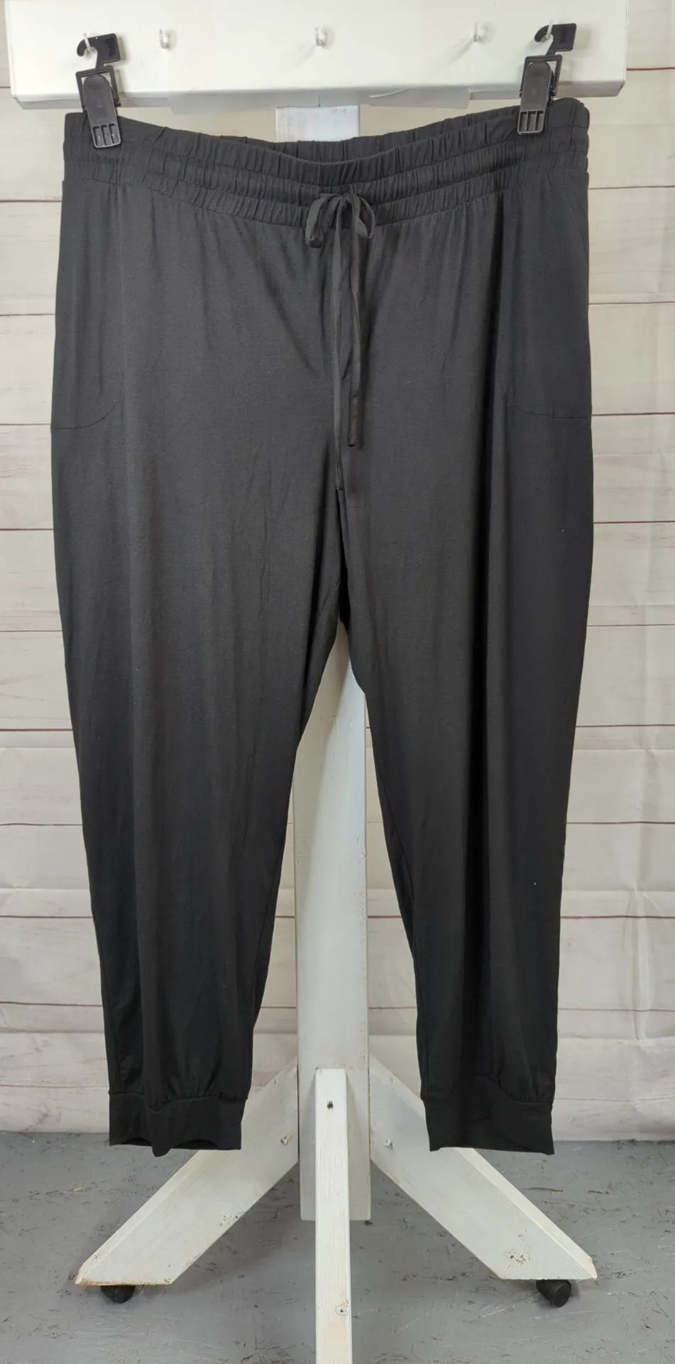 5X BLACK A517348 Anybody Regular Lush Jersey Jogger