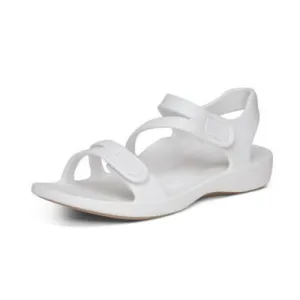 Aetrex Jillian Sport White Women's Sandals