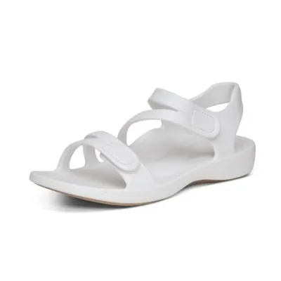 Aetrex Jillian Sport White Women's Sandals