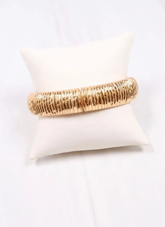 Agda Metal Bracelet Gold