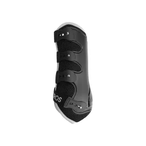 Air Flex Tendon Boots - Black and Silver