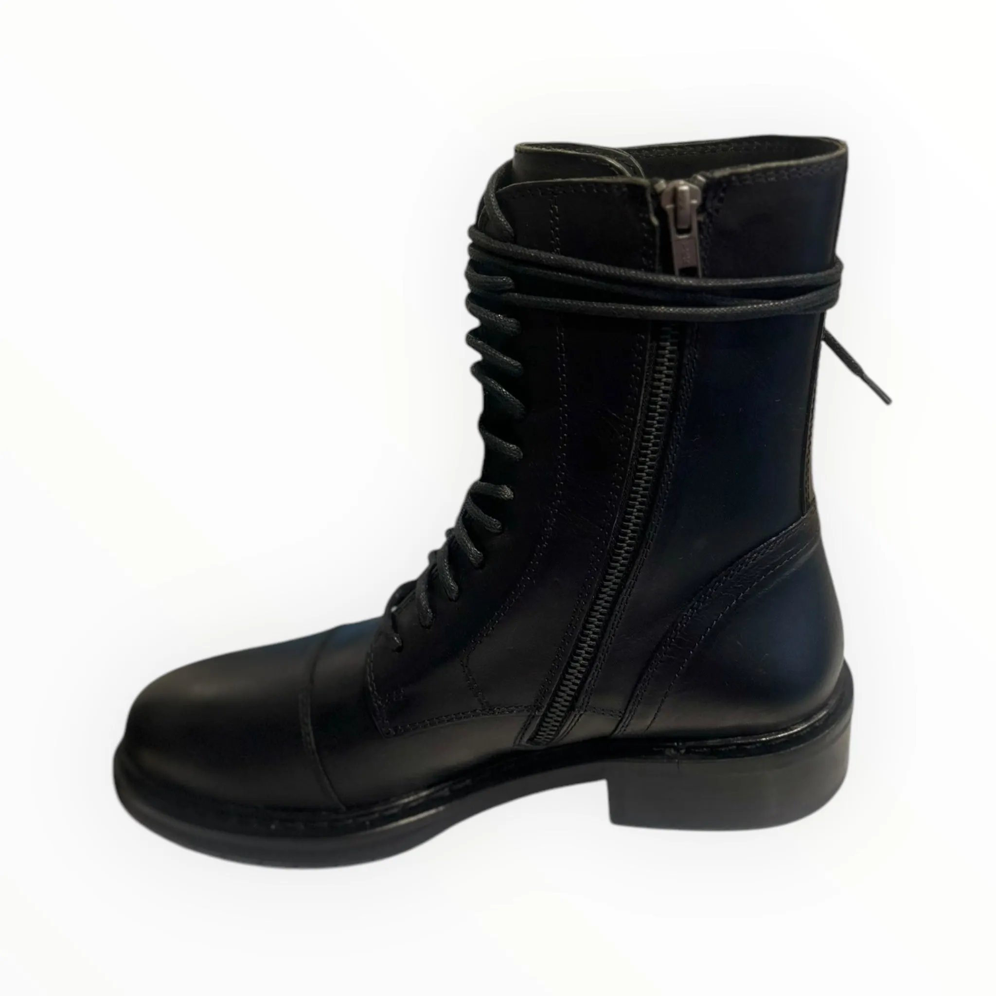 Ann Demeulemeester Combat Boots - Black - Size 39