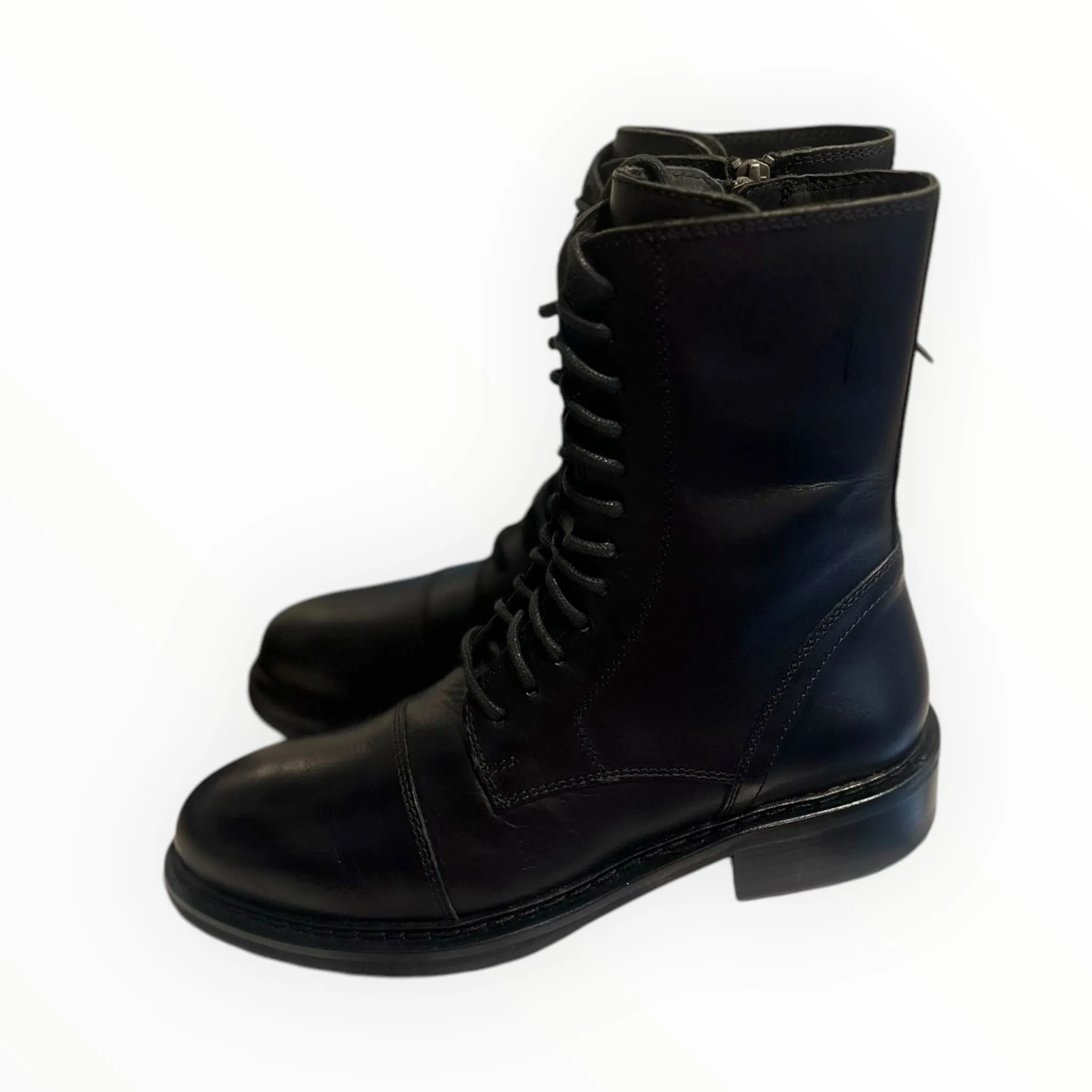 Ann Demeulemeester Combat Boots - Black - Size 39