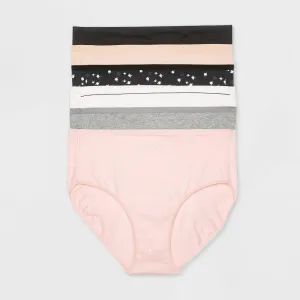 Auden Women's Cotton Hipster 6pk 549142 Black XS