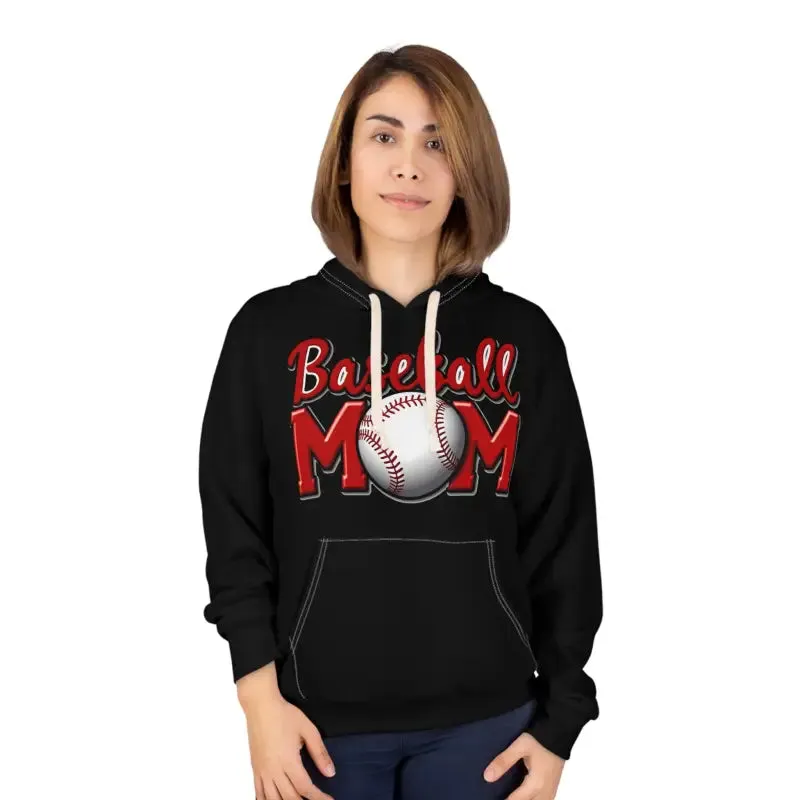 Baseball Mom Unisex Hoodie for Cozy Game Days