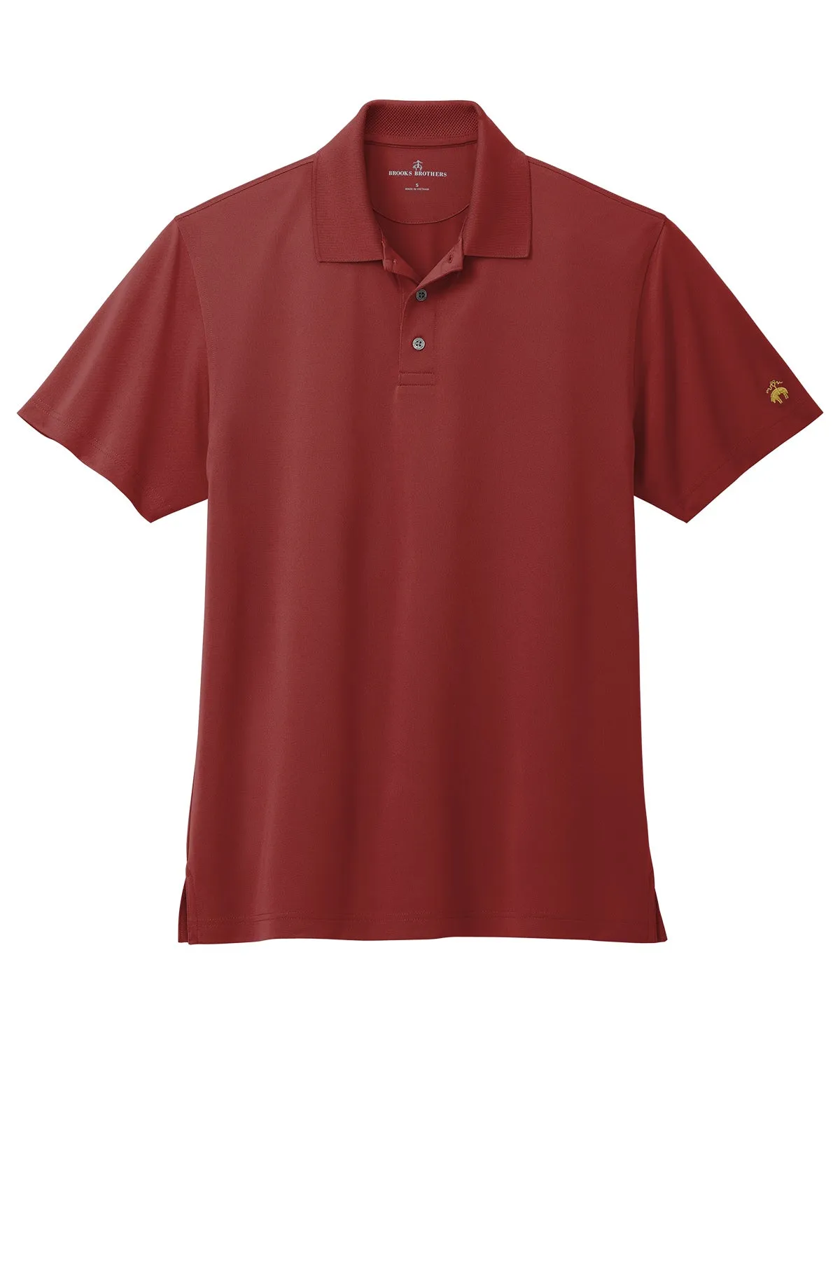 BB18220 Brooks Brothers® Mesh Pique Performance Polo