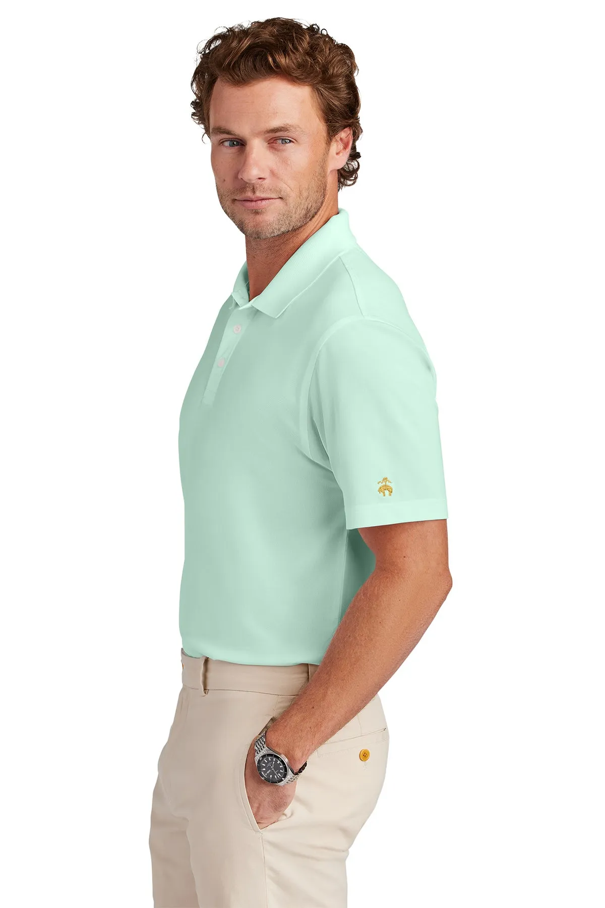 BB18220 Brooks Brothers® Mesh Pique Performance Polo