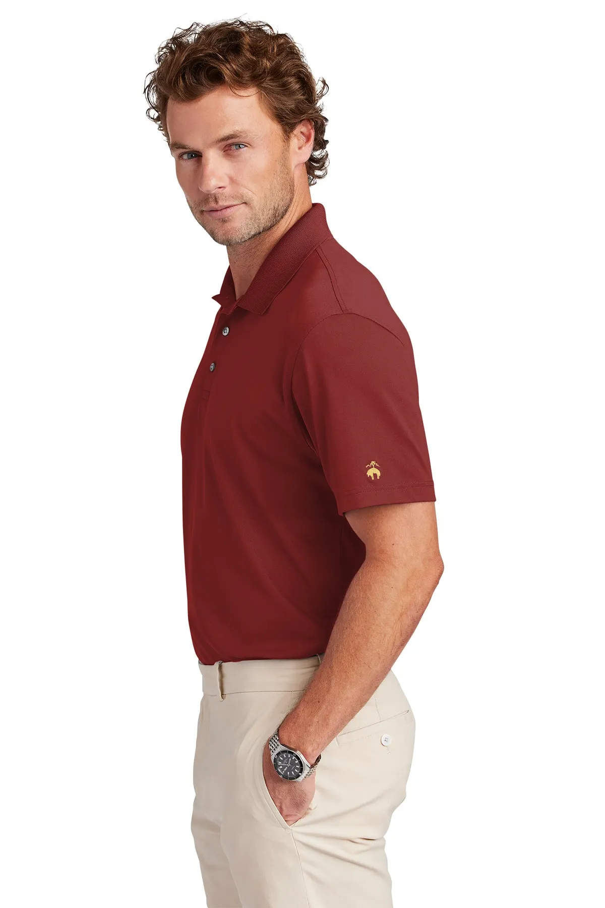 BB18220 Brooks Brothers® Mesh Pique Performance Polo