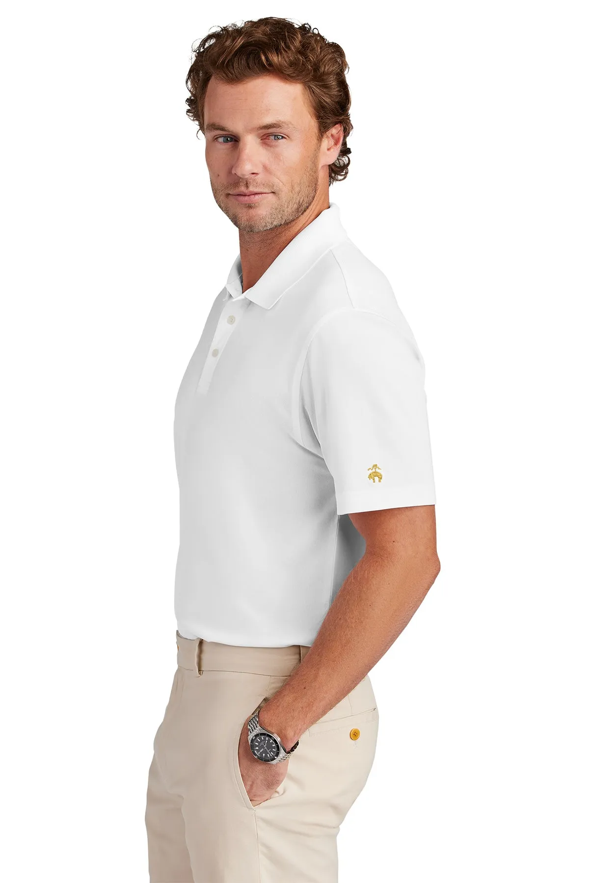 BB18220 Brooks Brothers® Mesh Pique Performance Polo