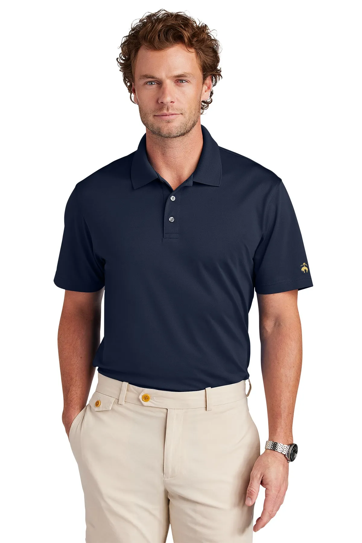 BB18220 Brooks Brothers® Mesh Pique Performance Polo