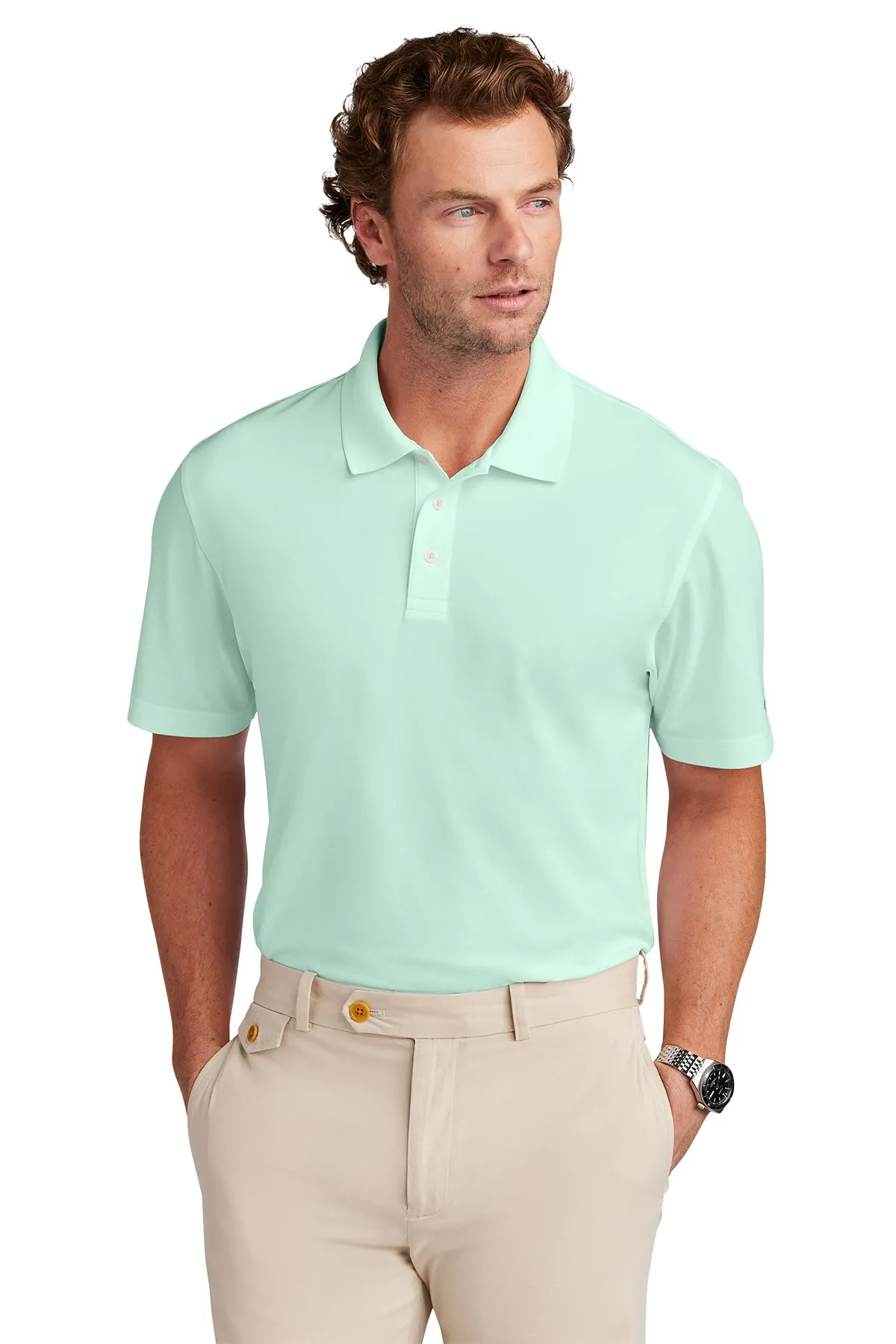 BB18220 Brooks Brothers® Mesh Pique Performance Polo