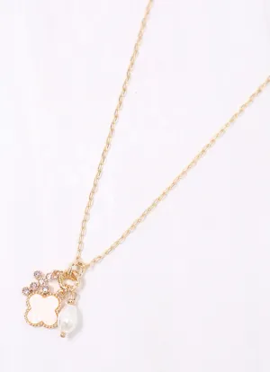 Bianco Necklace with Charms Gold