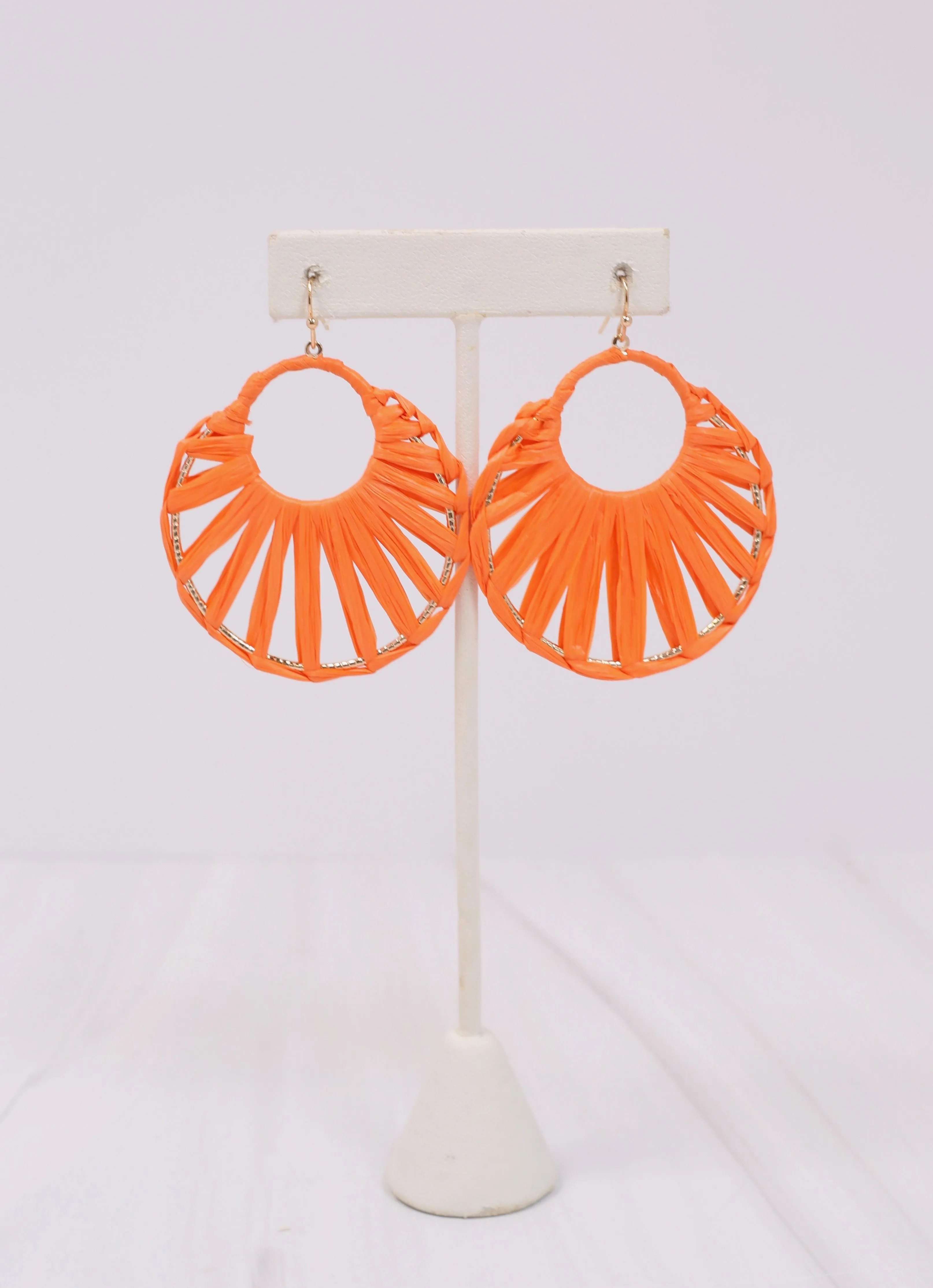 Brackley Wrapped Earring Orange