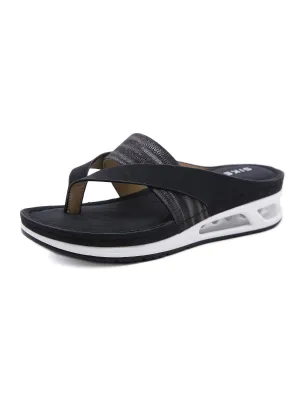Brinkley Relief T-Strap Flip Flop - Black
