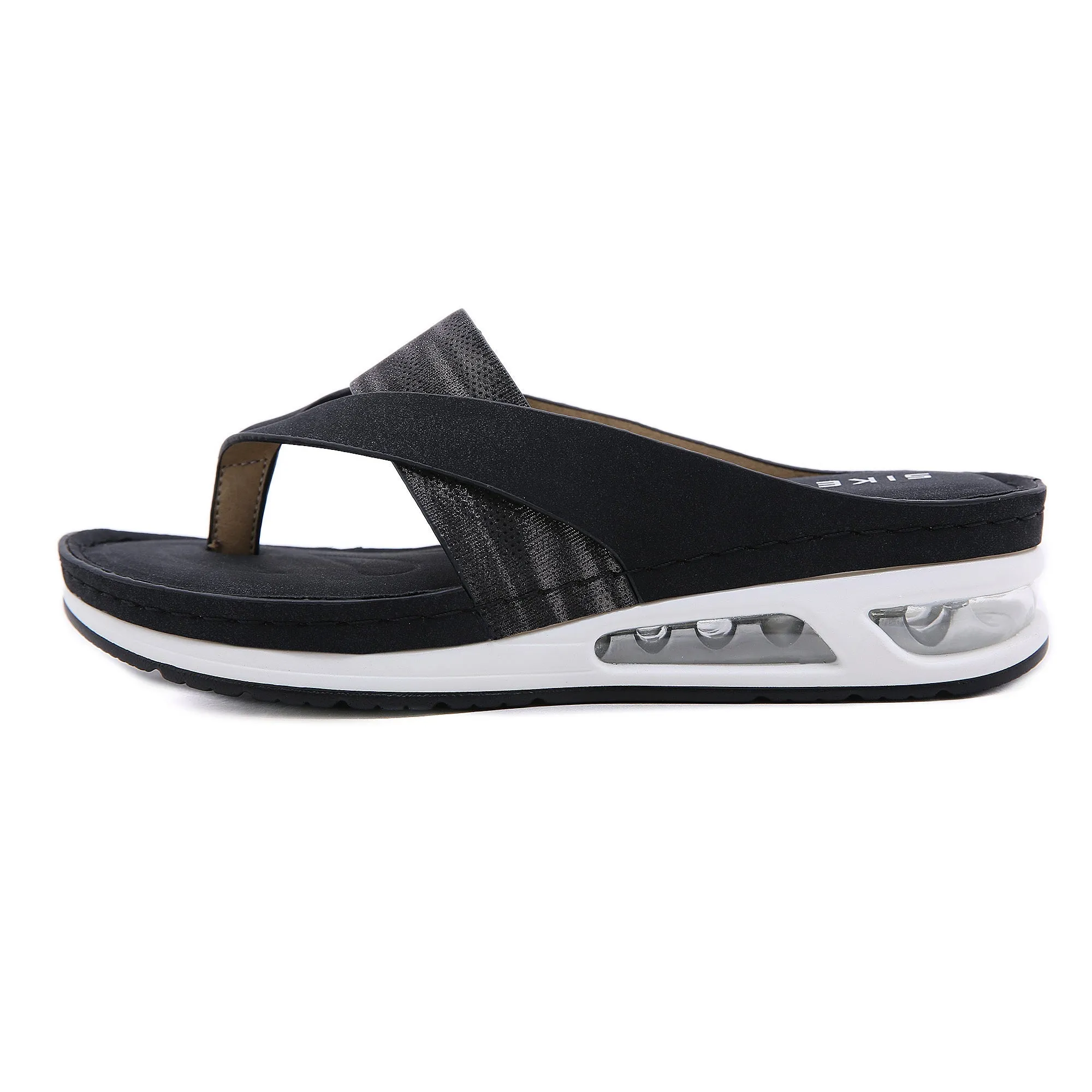 Brinkley Relief T-Strap Flip Flop - Black