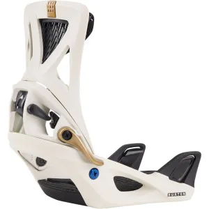 Burton Women's Step On® Escapade Re:Flex Snowboard Bindings White/Gold 2024