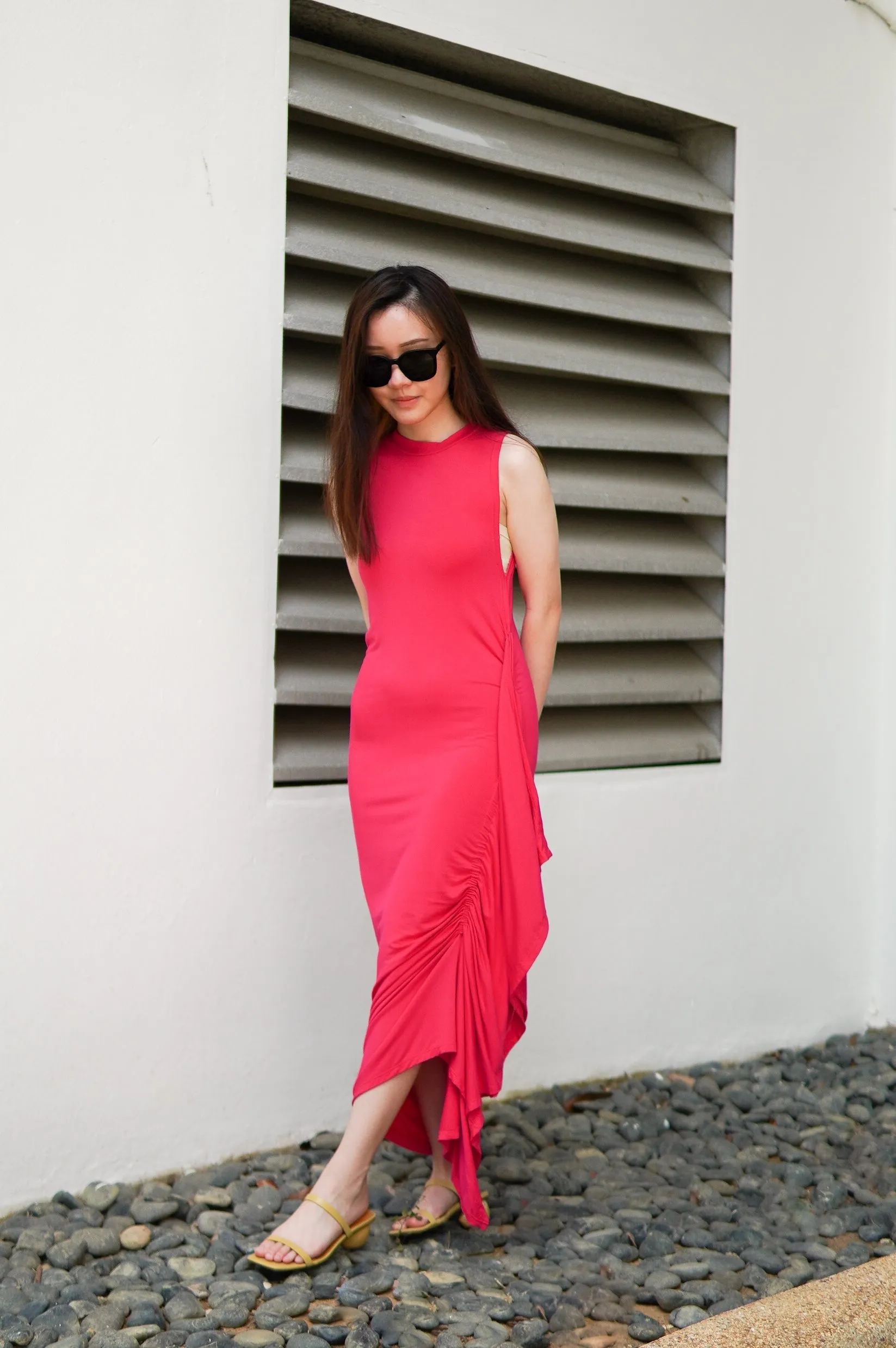 cascade dress