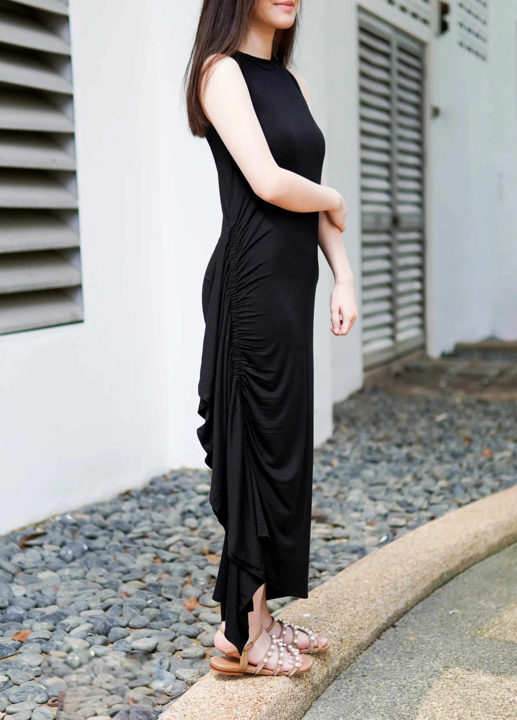 cascade dress