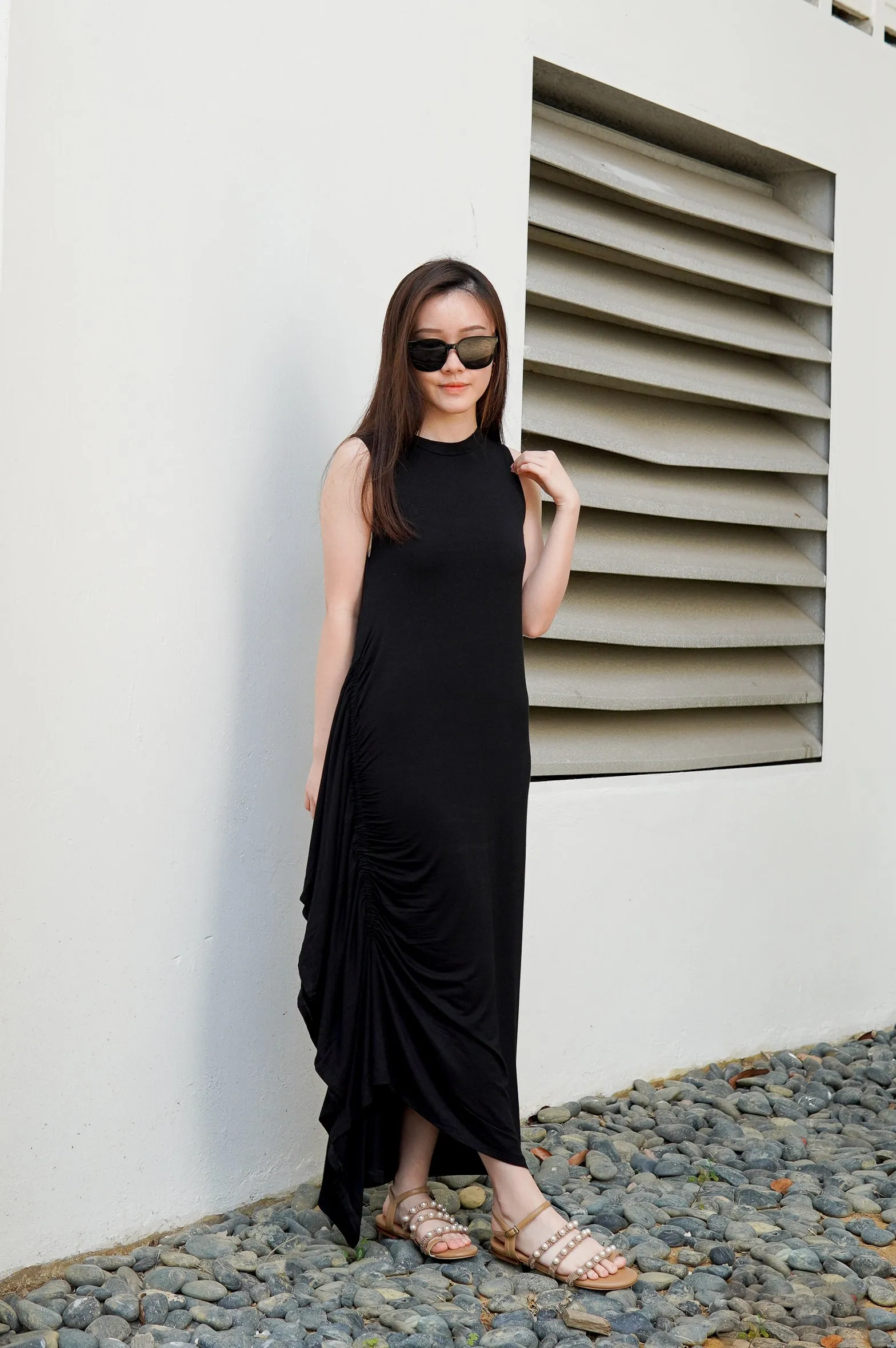 cascade dress