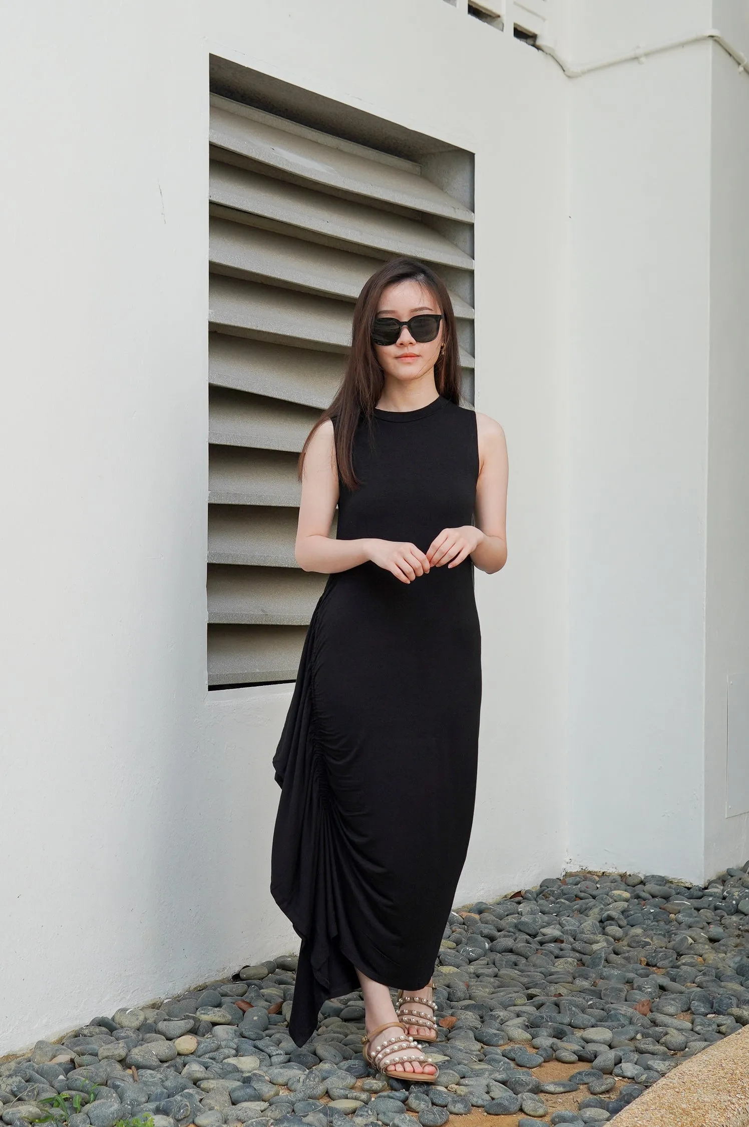 cascade dress