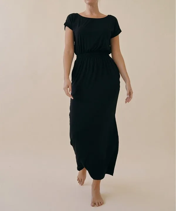 Casual Bamboo Viscose One Piece – Lightweight Relaxed Jumpsuit with Crop Top Design