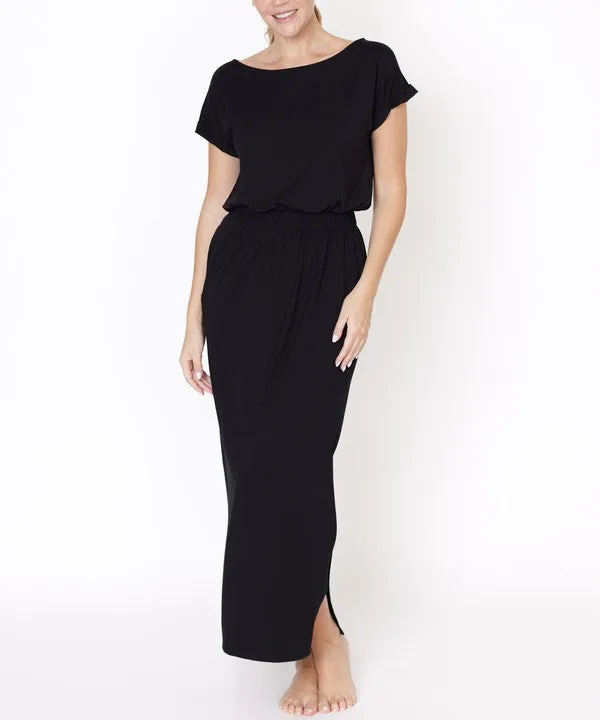 Casual Bamboo Viscose One Piece – Lightweight Relaxed Jumpsuit with Crop Top Design