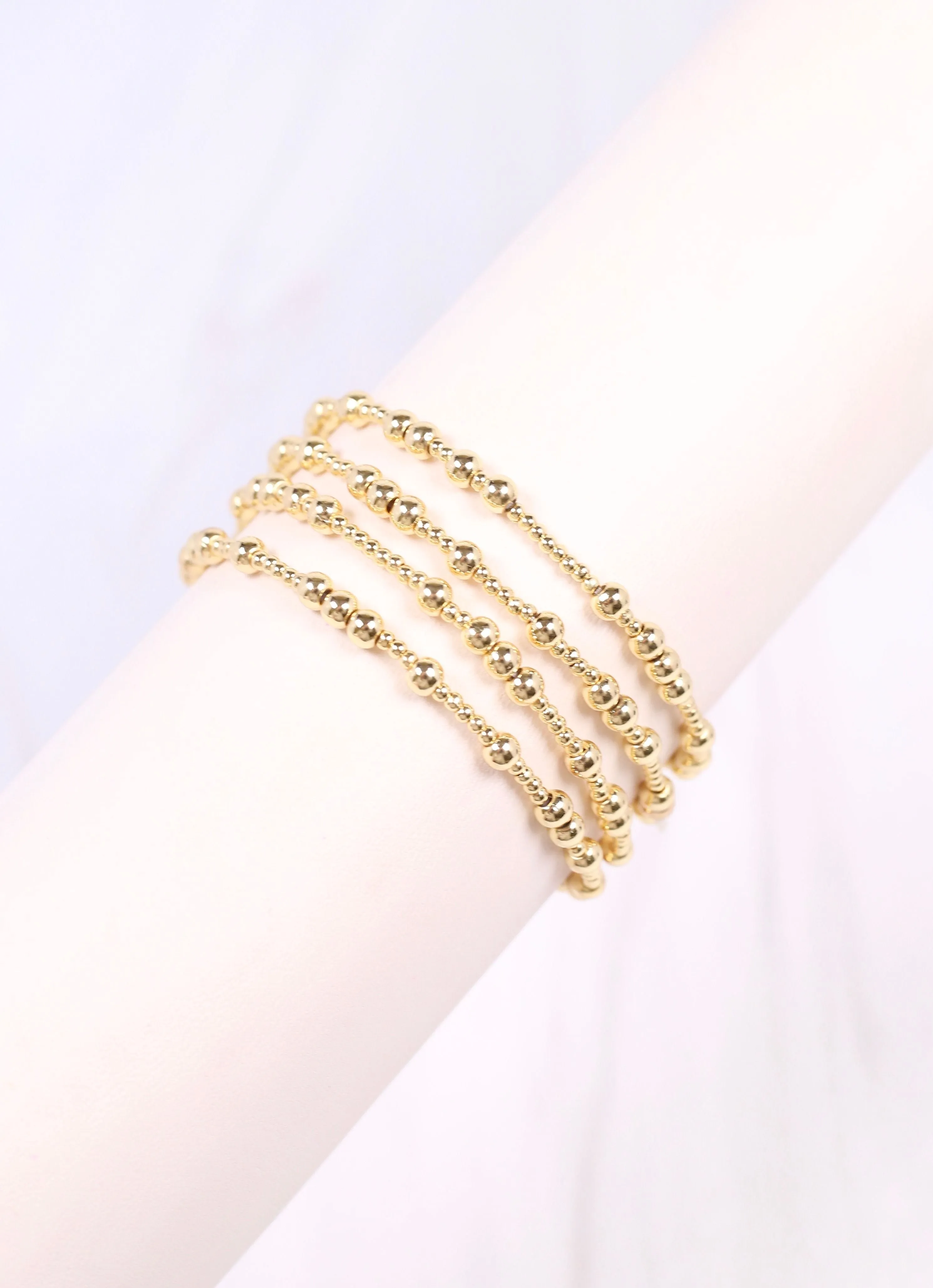 Chet Bracelet Set Gold