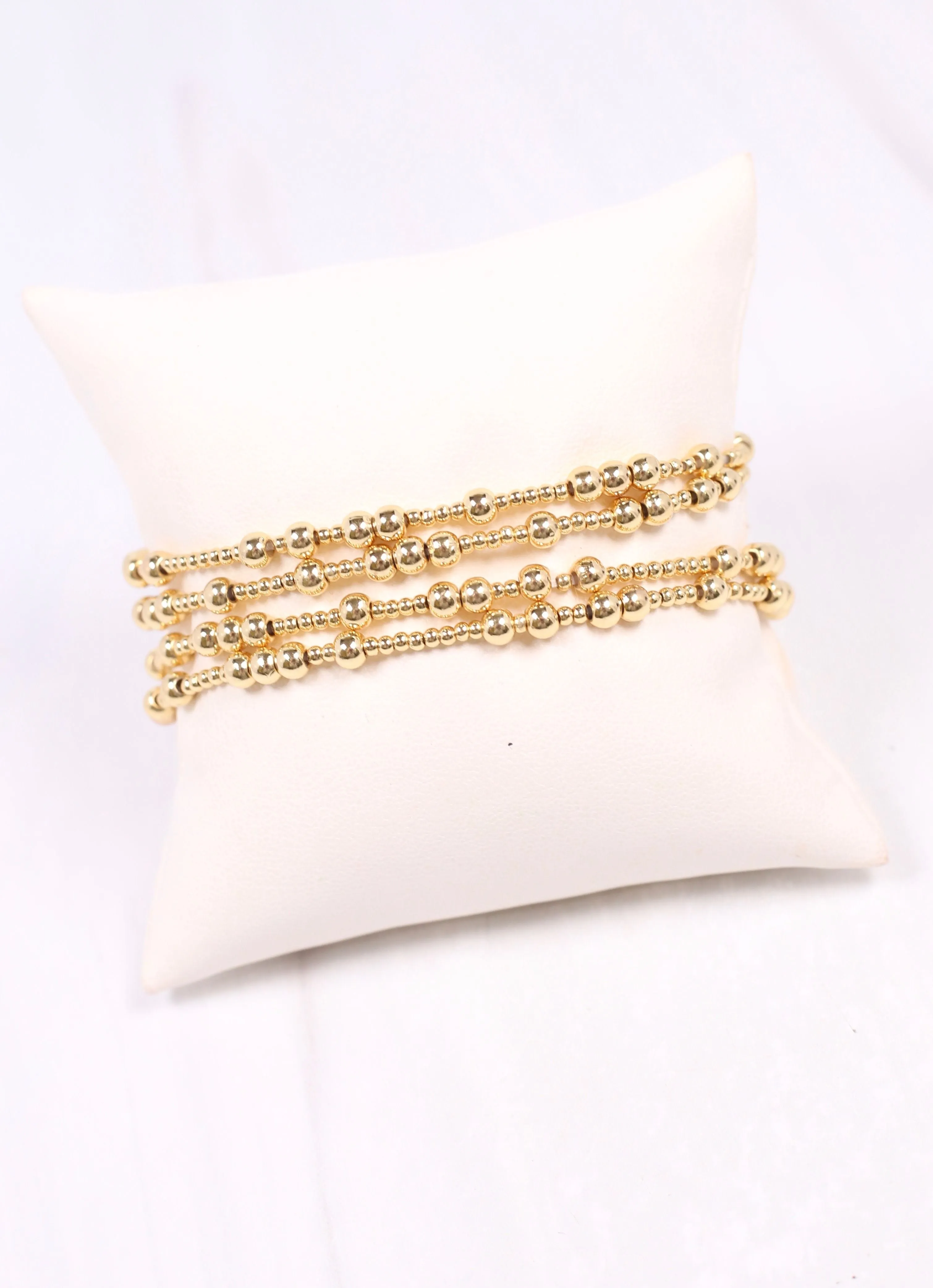 Chet Bracelet Set Gold