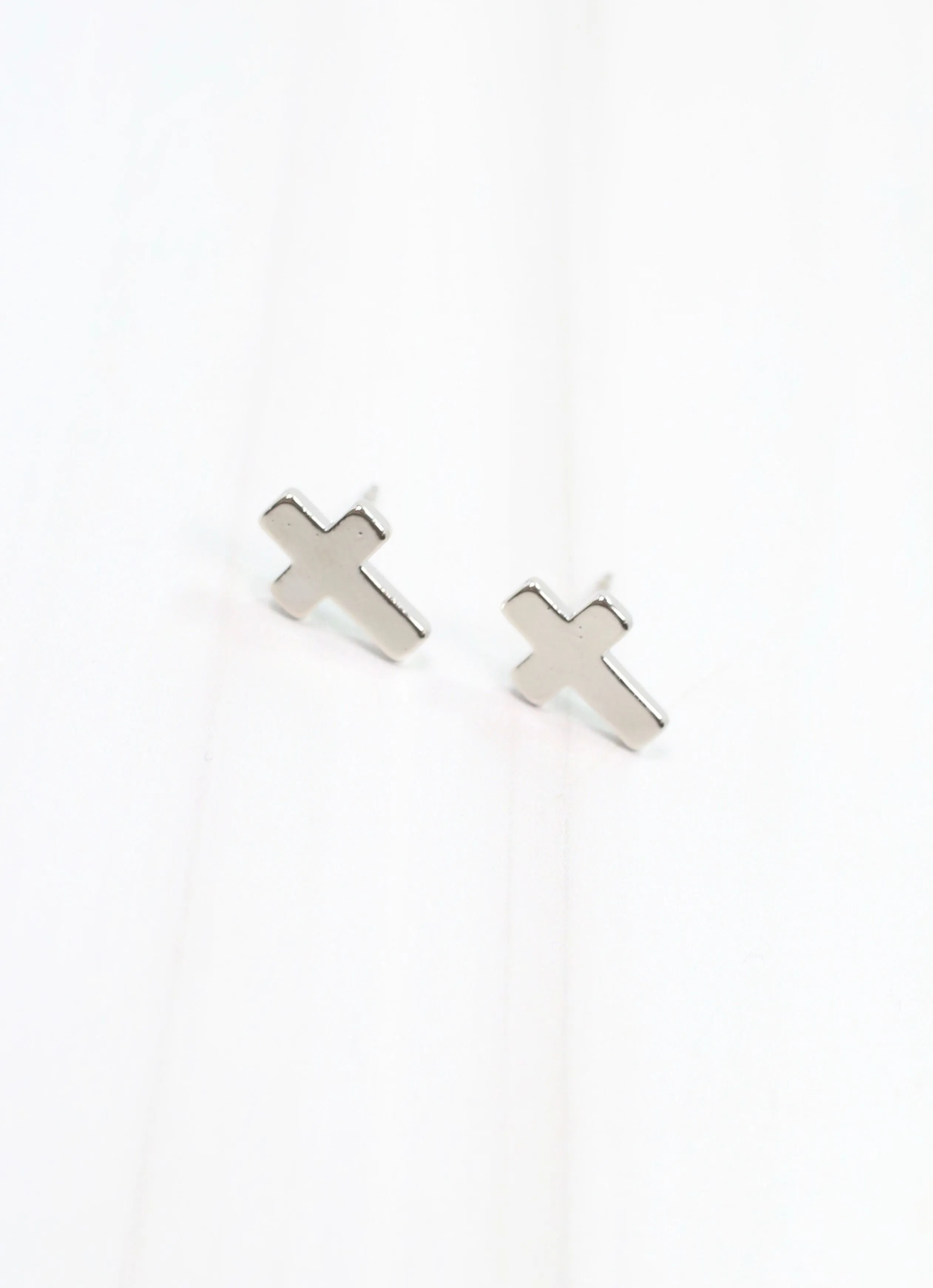 Christy Cross Earring SILVER