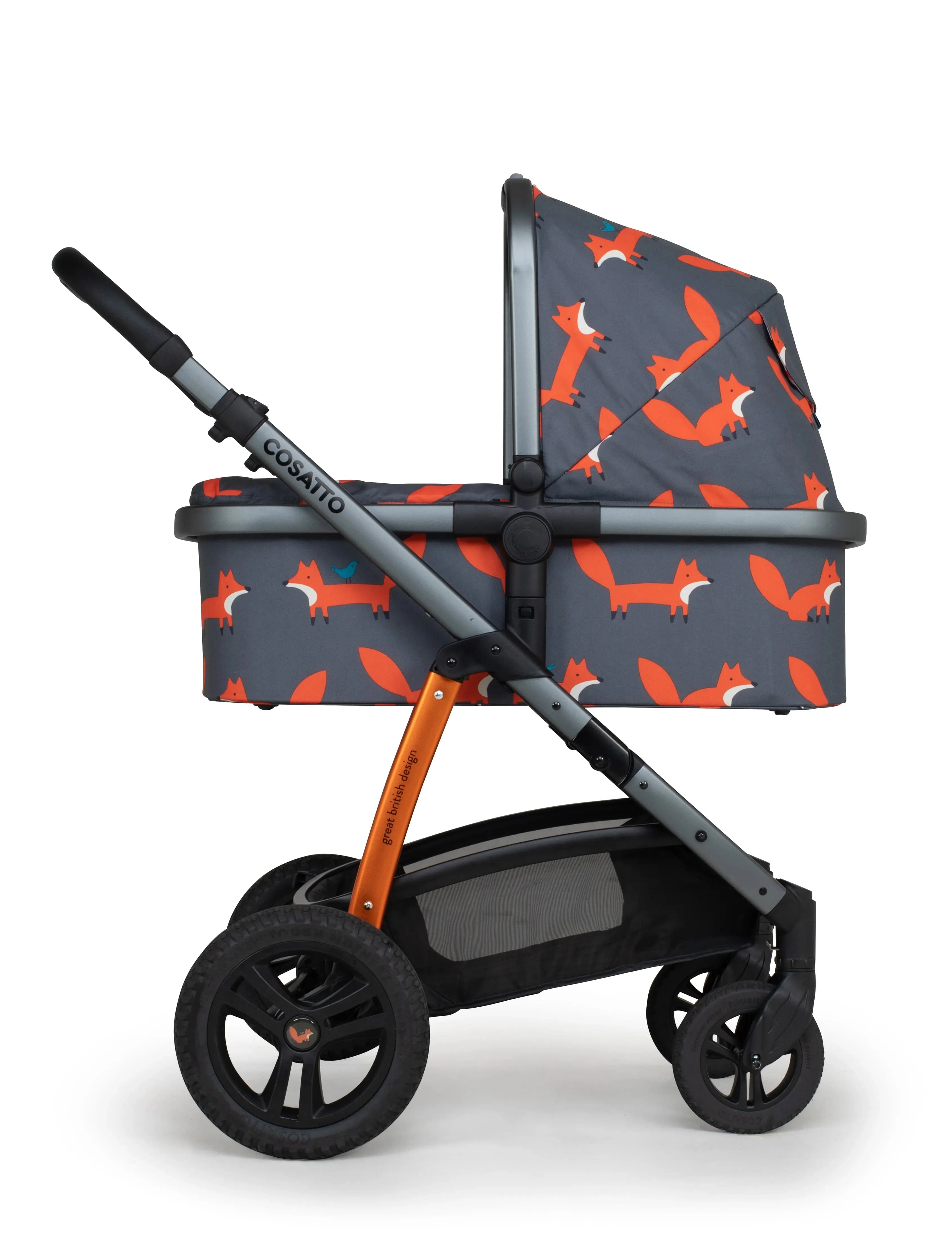 Cosatto Wow 2 Pram and Pushchair - Charcoal Mister Fox