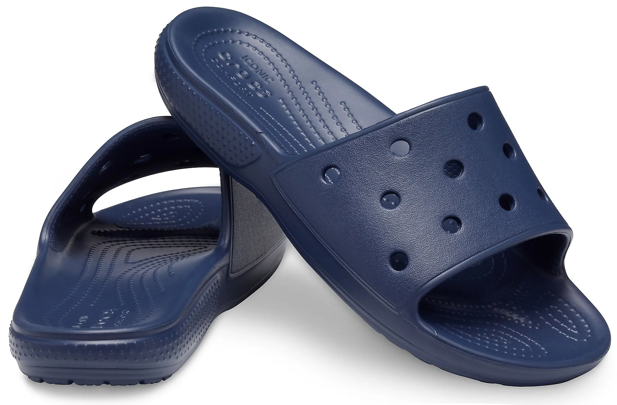 Crocs Adults Unisex Classic Slide In Navy