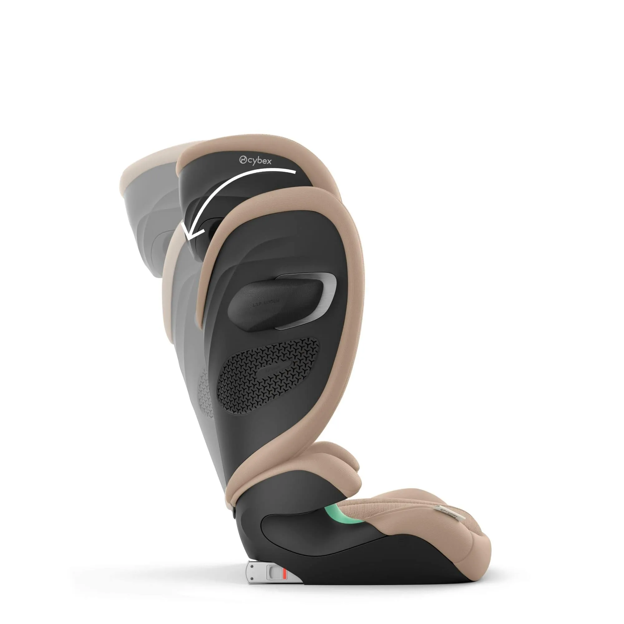 Cybex Solution G2 Plus i-Fix Highback Booster in Almond Beige