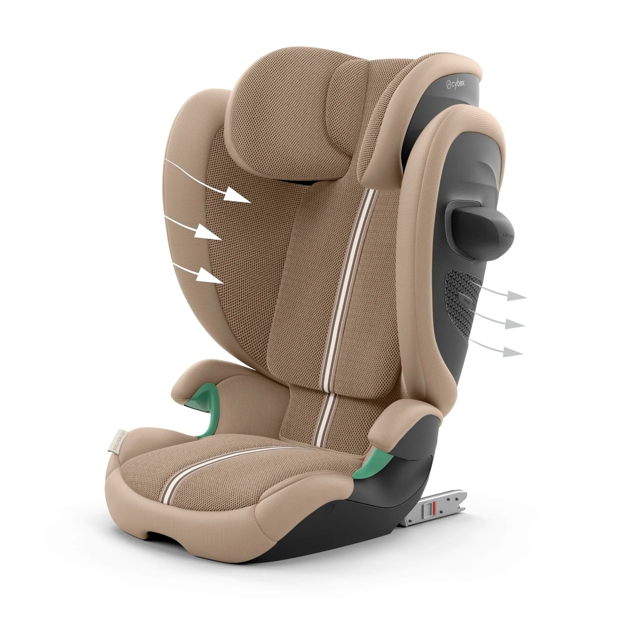 Cybex Solution G2 Plus i-Fix Highback Booster in Almond Beige