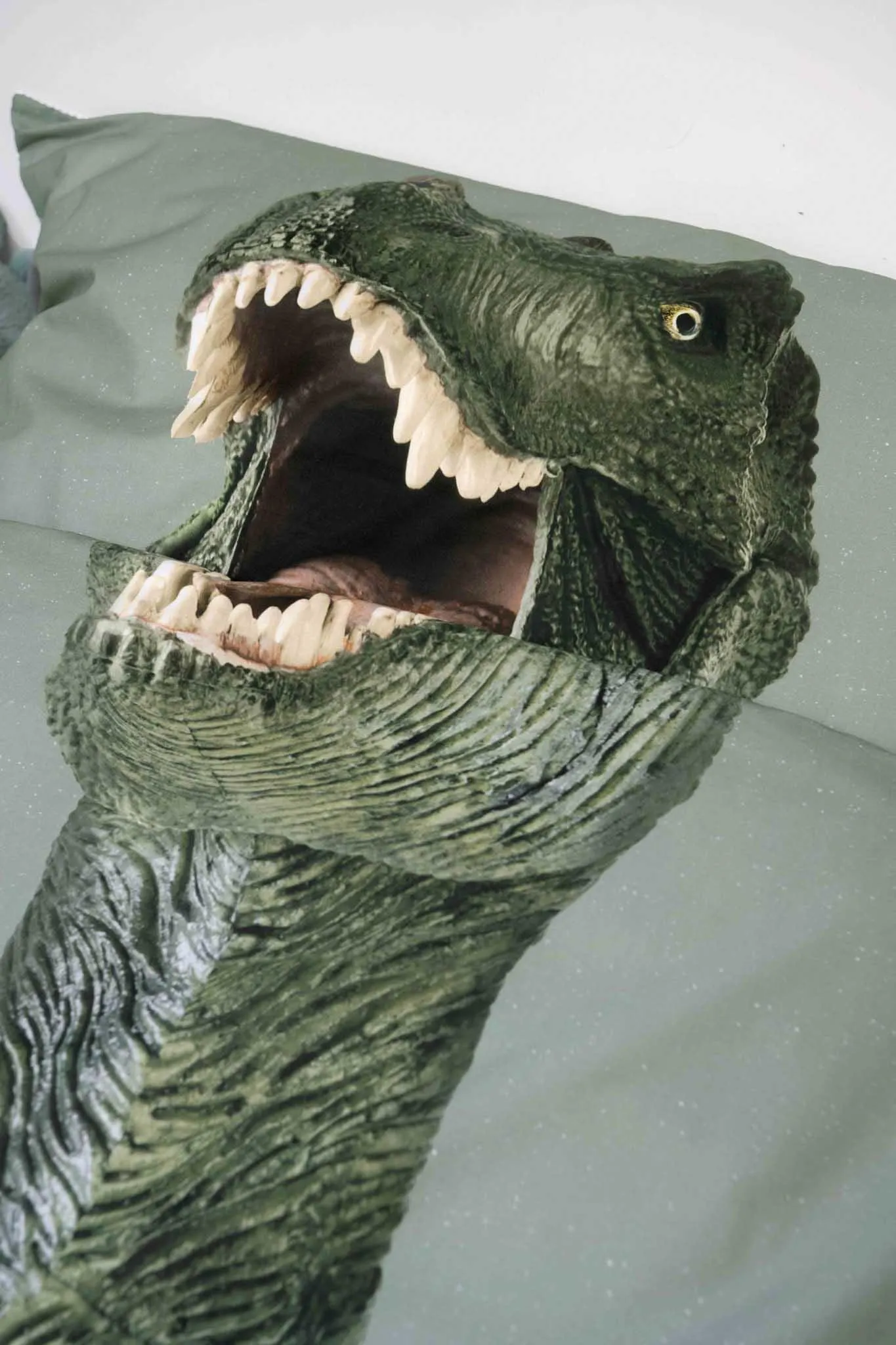 Dino Jurassic Green kussensloop