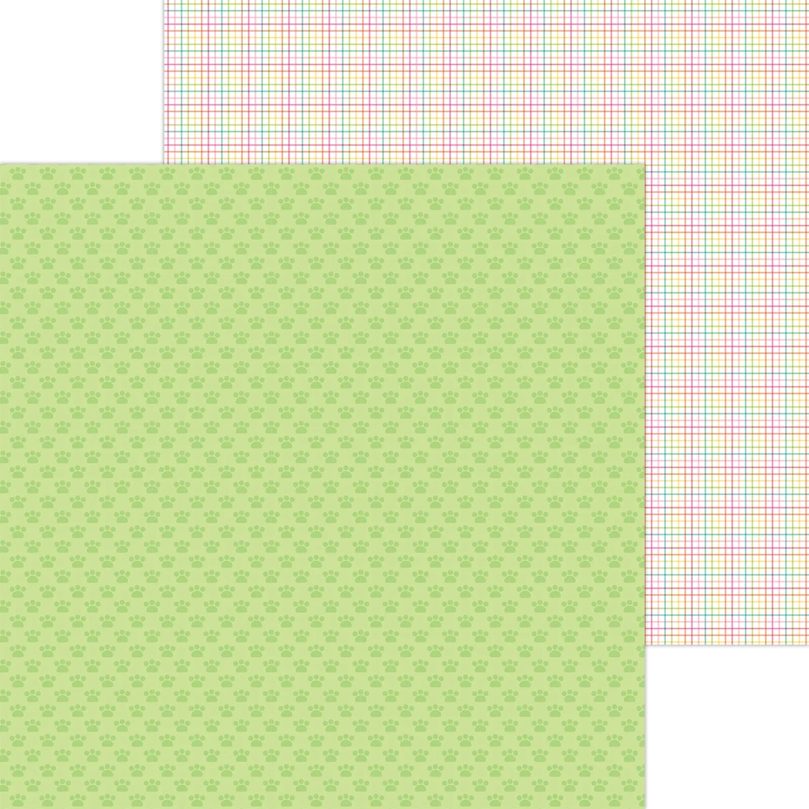 Doodlebug - Pretty Kitty - 12x12 Single Sheets - Paw-sitively Purr-fect / 7633