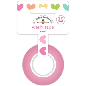 Doodlebug - Pretty Kitty - Washi Tape - Loveable / 7597