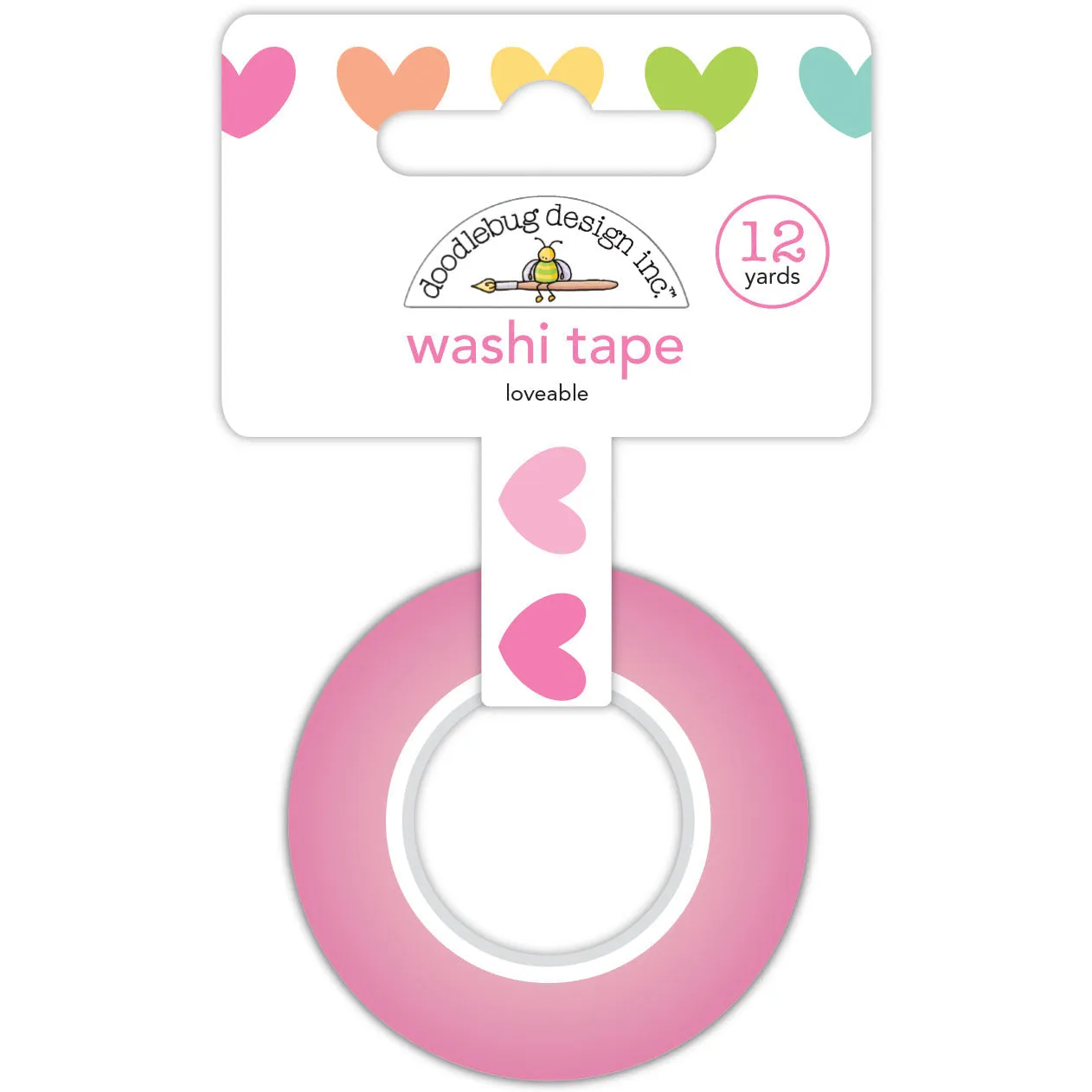 Doodlebug - Pretty Kitty - Washi Tape - Loveable / 7597