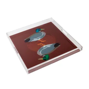 Duck Seeing Double Acrylic Tray