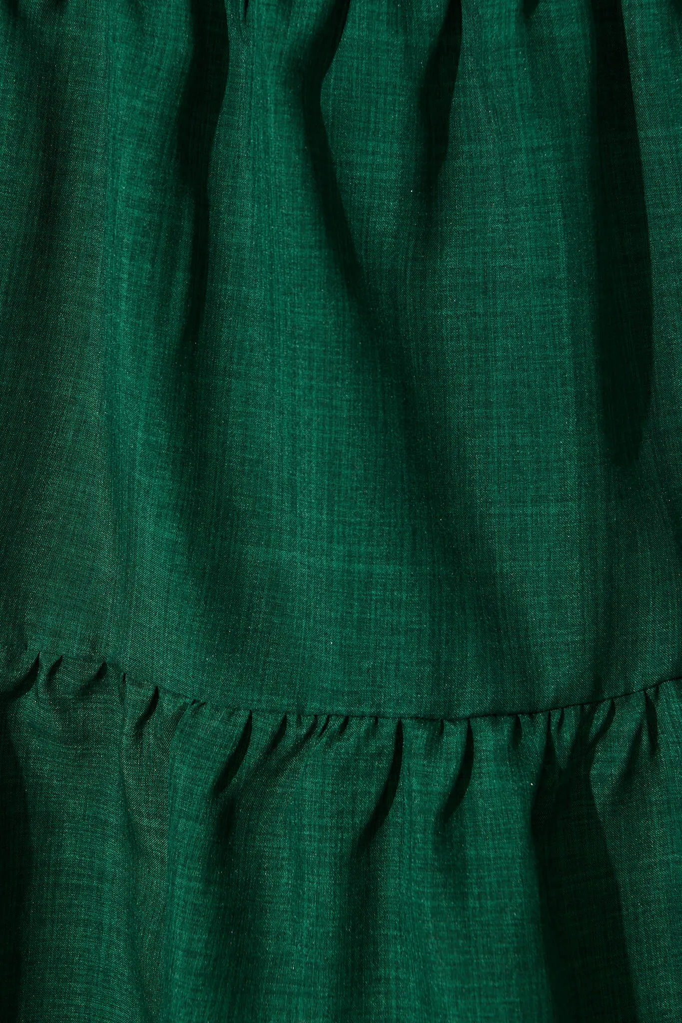Emerald Green Smock Dress