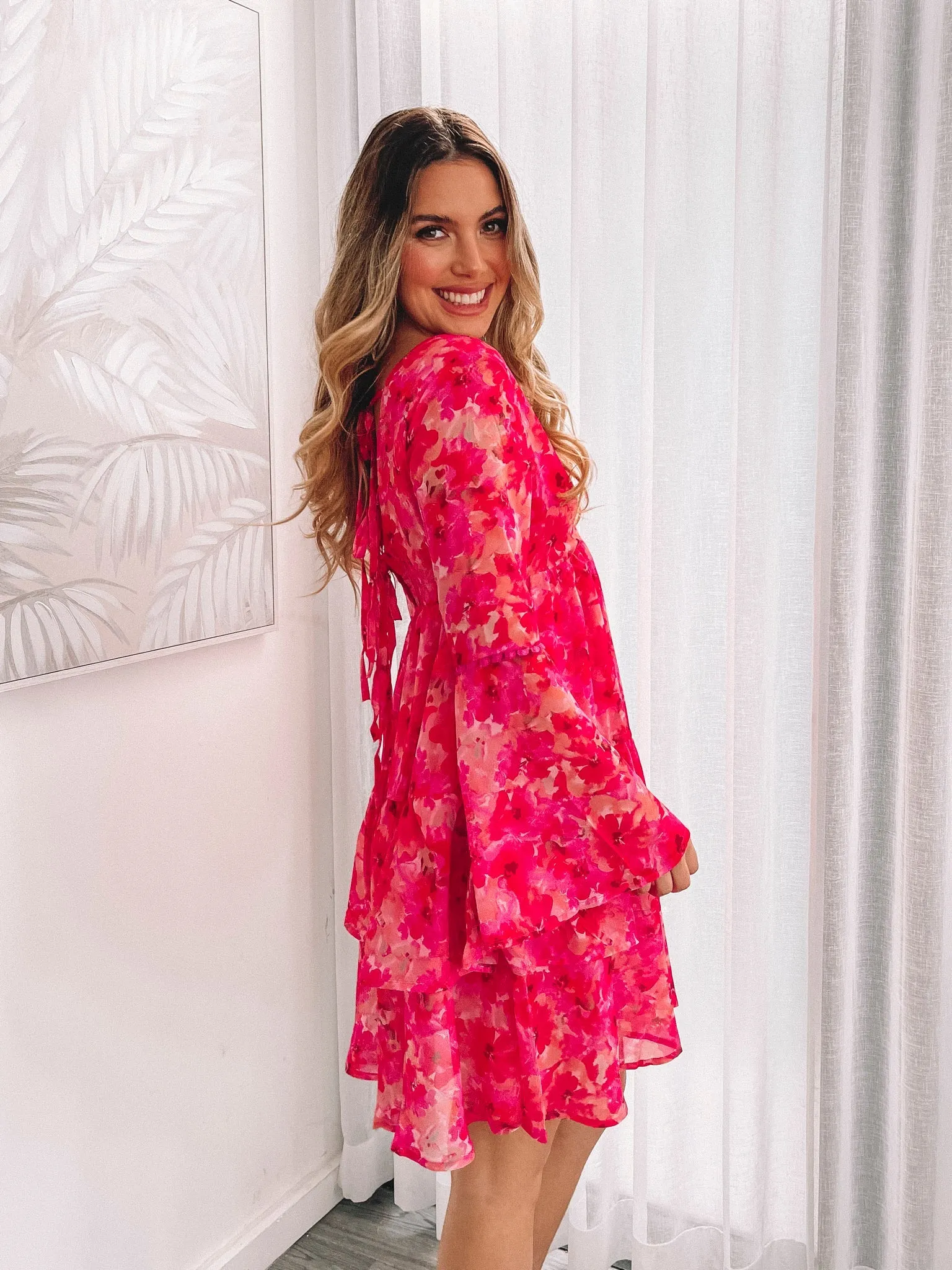 Emilla Dress - Blush Floral