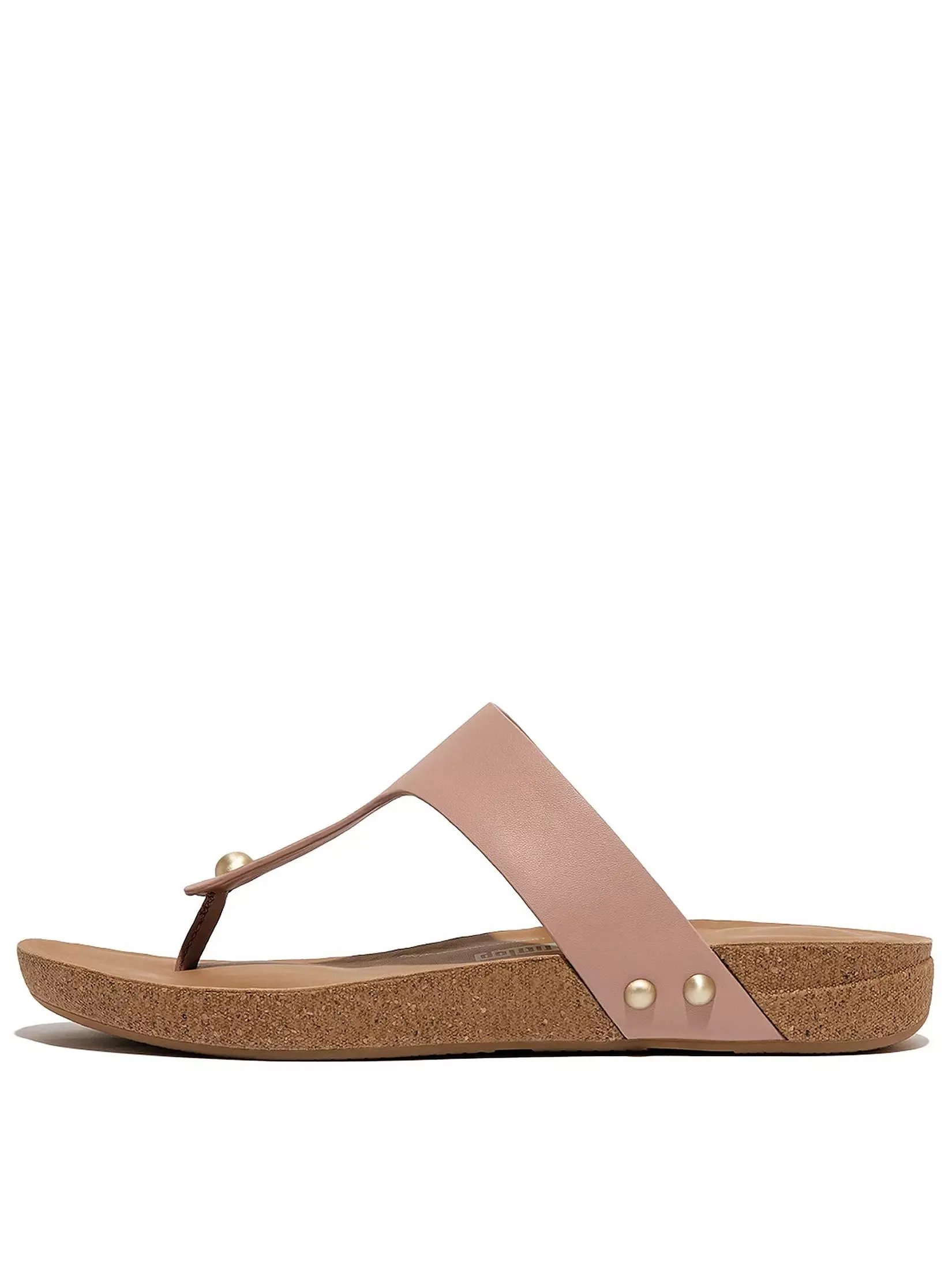 FitFlop IQushion Leather Toe-Post Sandals