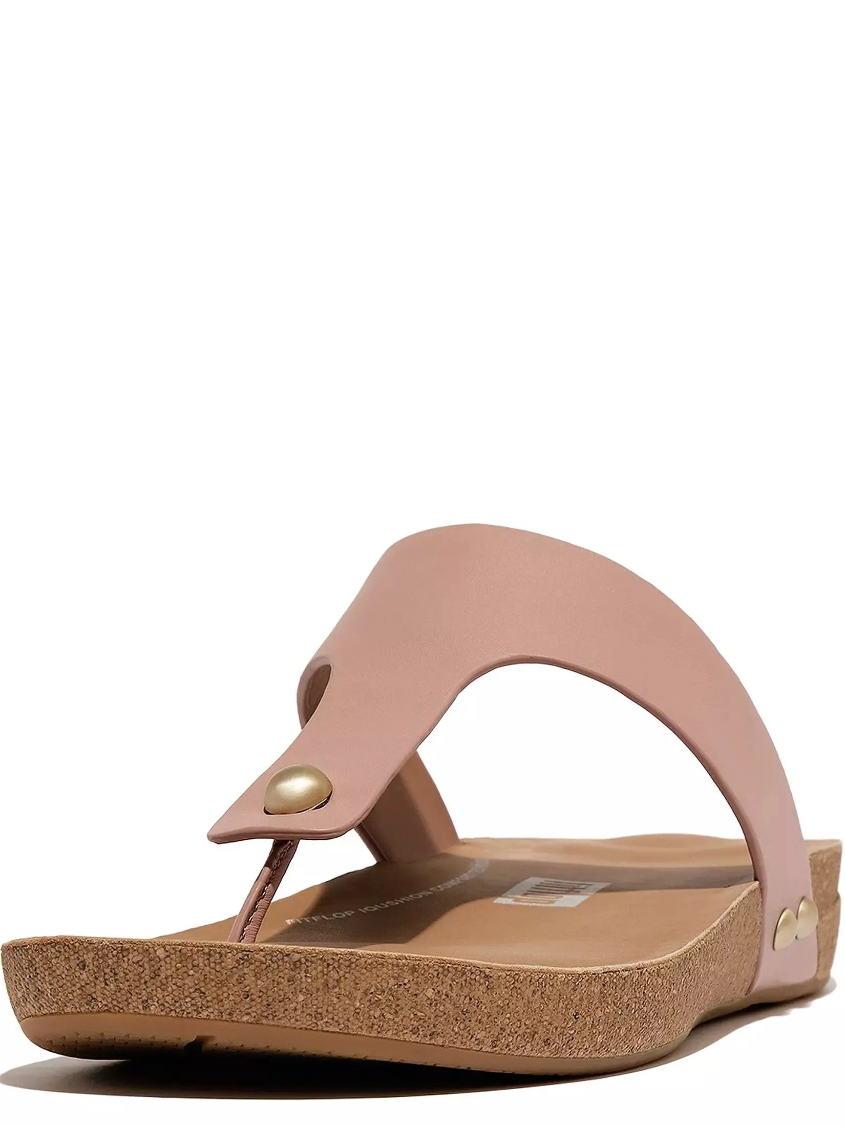 FitFlop IQushion Leather Toe-Post Sandals