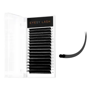 Flat Classic Lash Extensions Tray | 0.20  | Mixed Length (Ellipse Lash)
