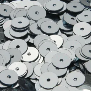 Flat Round Sequin #234 Light Blue (Metallic)