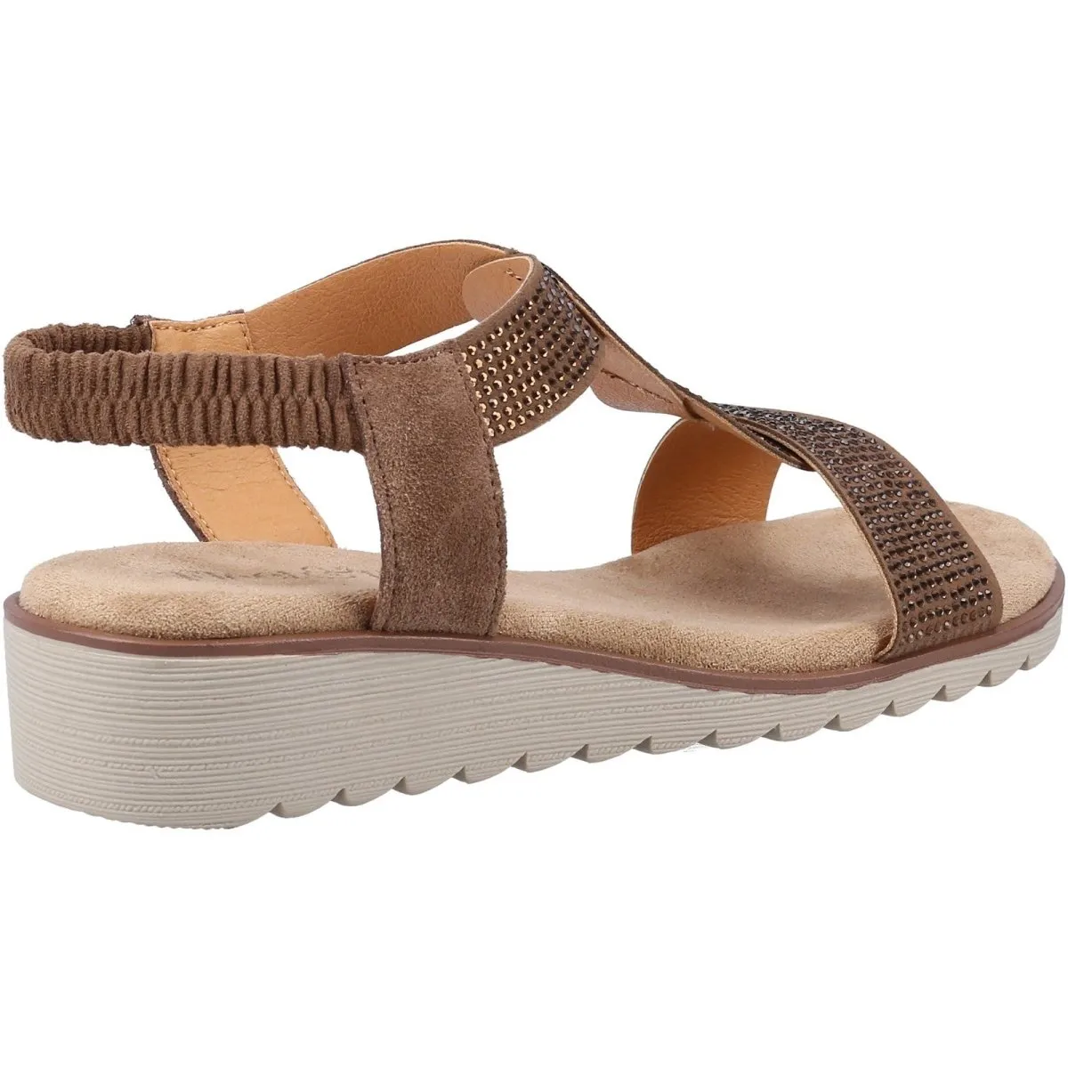 Fleet & Foster Hyacinth Ladies Open-Toe Touch-Fastening Sandals