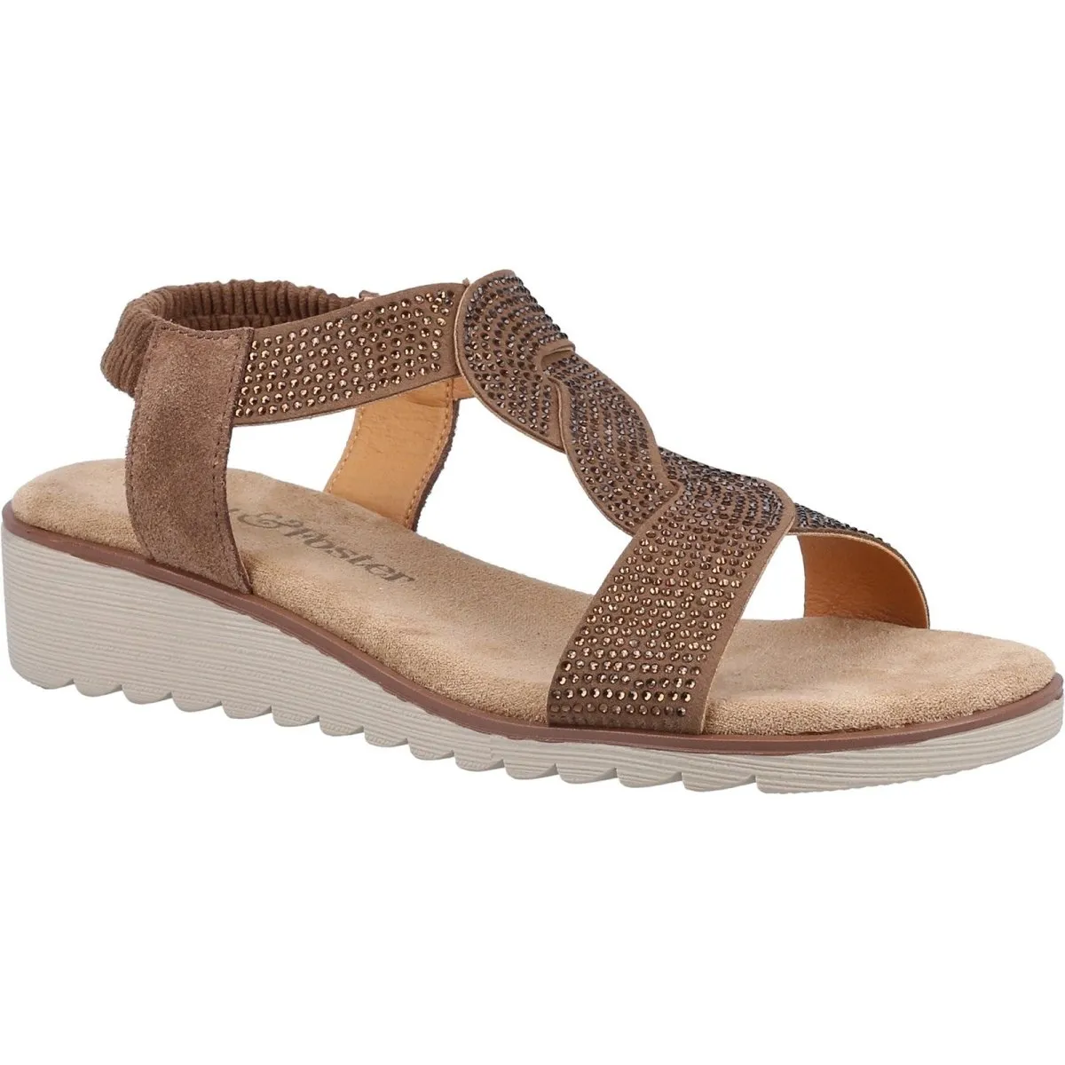 Fleet & Foster Hyacinth Ladies Open-Toe Touch-Fastening Sandals